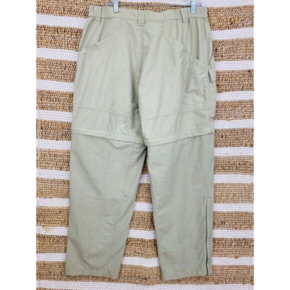Columbia Sportwear Co. Cargo Pants Men’s Large Khaki Zip-on Legs - Picture 2 of 9